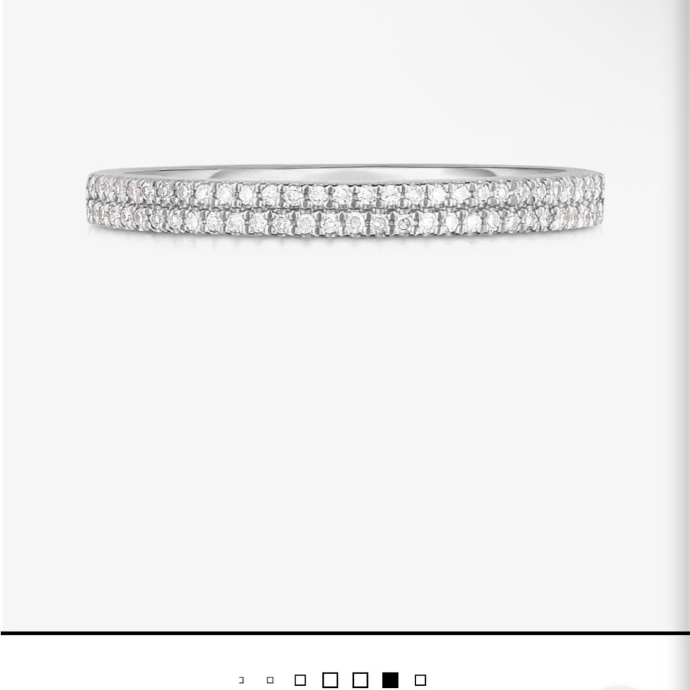 Ring Concierge Double Row Stackable Ring - Picture 5 of 7